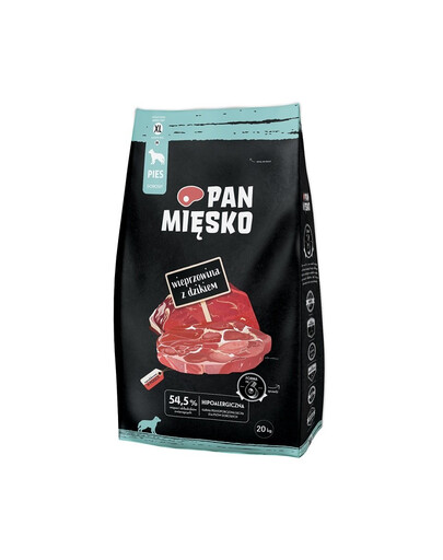 PAN MIĘSKO Bravčové s diviakom XL 20kg