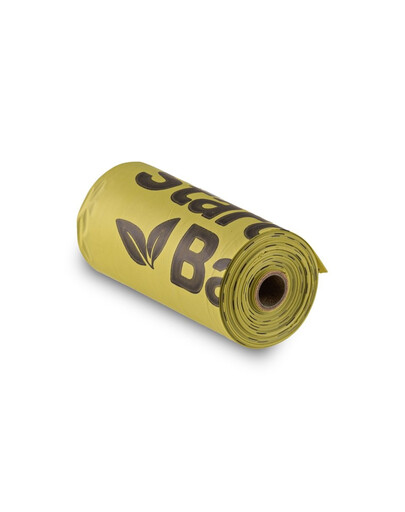 STARCH BAG Kompostovateľné BIO vrecká na výkaly 1 x 15 ks, zelené