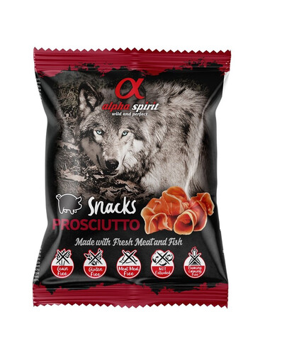 ALPHA SPIRIT Dog Prosciutto Snacks 50g