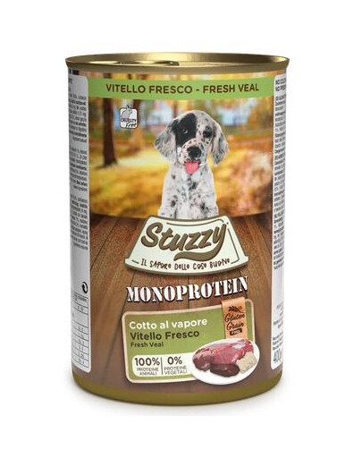 STUZZY Monoprotein Puppy Veal - Teľacie mäso pre šteňatá 0.4kg