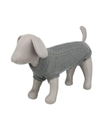 TRIXIE Kenton sveter pre psov S 33 cm sivý
