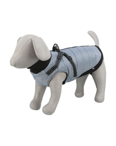TRIXIE Pontis Obleček s postrojom XS 30 cm sivý