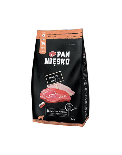 PAN MIĘSKO Teľacie mäso s morkou M 20kg