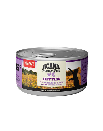 ACANA Premium Pate Kitten Chicken & Fish 24 x 85 g