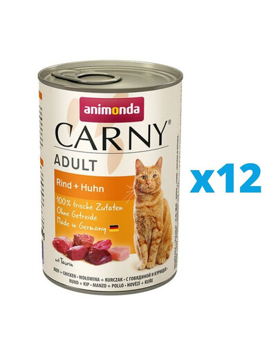 ANIMONDA Carny hovädzie a kuracie 12 x 800 g