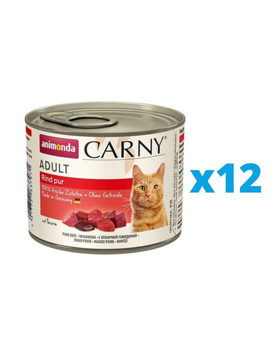 ANIMONDA Carny Adult hovädzie 12 x 200 g