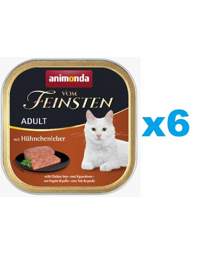 ANIMONDA Vom Feinsten Classic hydinová pečeň 6 x 100 g