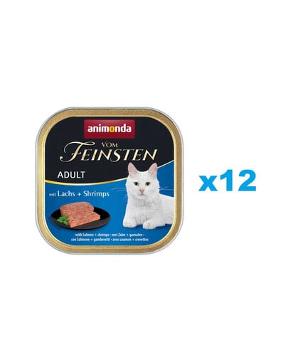 ANIMONDA vom Feinsten Adult losos s krevetami 12 x 100g