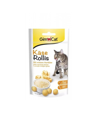 GIMCAT Tasty Tabs Kase Rollis 40 g