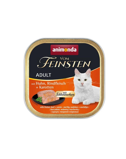 ANIMONDA Vom Feinsten Pate Kuracie, hovädzie s mrkvou 100g