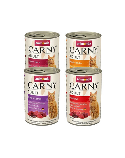 ANIMONDA Carny mix príchutí 6 x 400 g