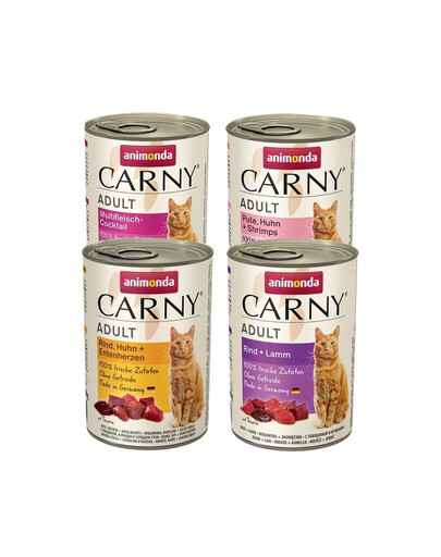 ANIMONDA Carny zmes príchutí 4 x 400 g