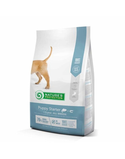NATURES PROTECTION Puppy Starter Salmon with Krill All Breed Dog 2 kg