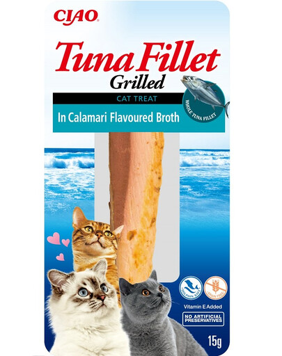 INABA Tuna fillet in calamari  broth 15g filet z tuniaka vo vývare s chobotnicovou príchuťou