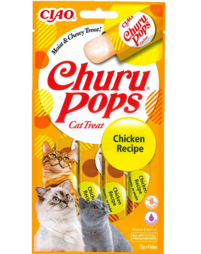 INABA Cat Churu Pops Chicken 4x15g