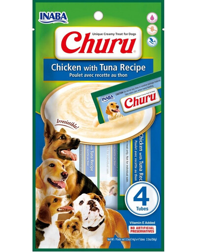 INABA Churu Chicken with tuna 4x14g