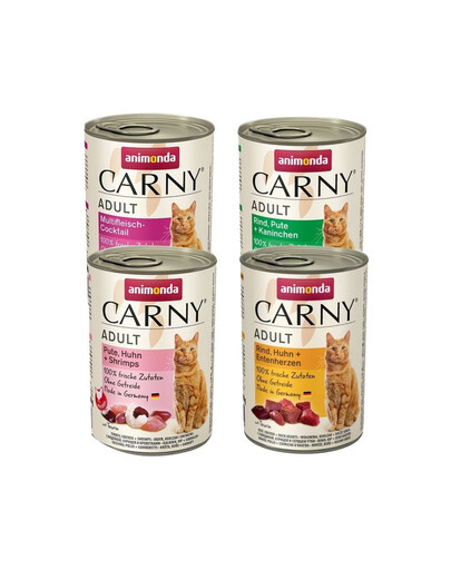 ANIMONDA Carny zmes príchutí 4 x 400 g