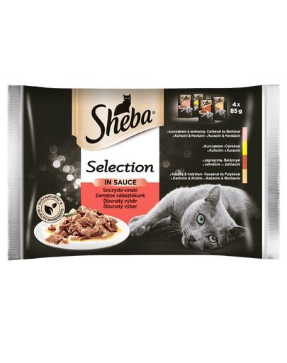 SHEBA Cuisine mäsový pokrm 4 x 0.085 kg x13