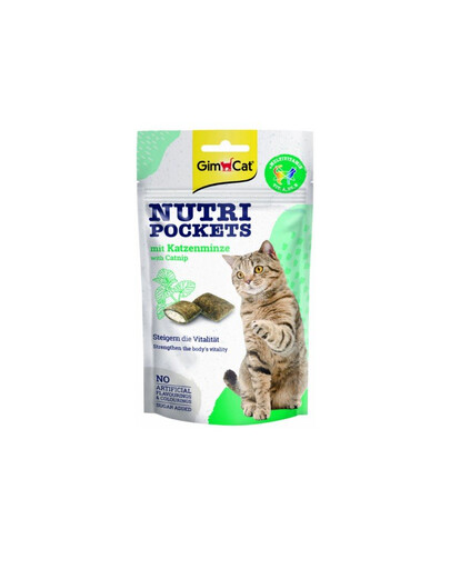 GIMCAT Nutri Pockets with Catnip 60 g