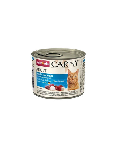 ANIMONDA Carny Adult hovädzie mäso a srdcia 200g