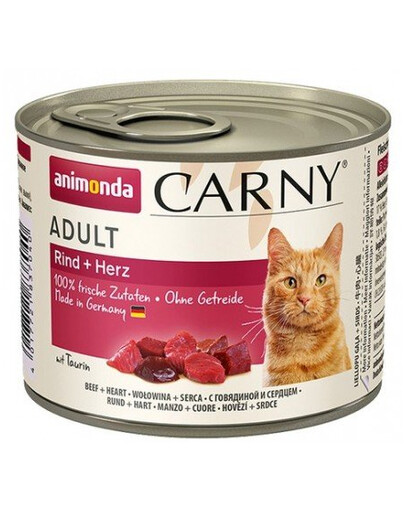 ANIMONDA Carny Adult hovädzie mäso a srdcia 200g