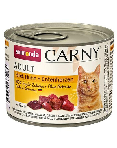 ANIMONDA Carny Adult hovädzie mäso a srdcia 200g