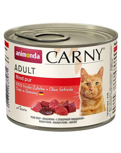 ANIMONDA Carny Adult hovädzie mäso a srdcia 200g