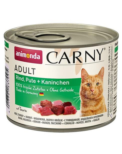 ANIMONDA Carny Adult hovädzie mäso a srdcia 200g