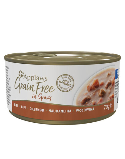 APPLAWS Konzervy pre mačky v omáčke 72 x 70 g
