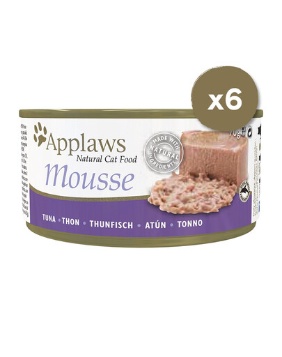 APPLAWS Cat Mousse Tin 6 x 70 g Tuna