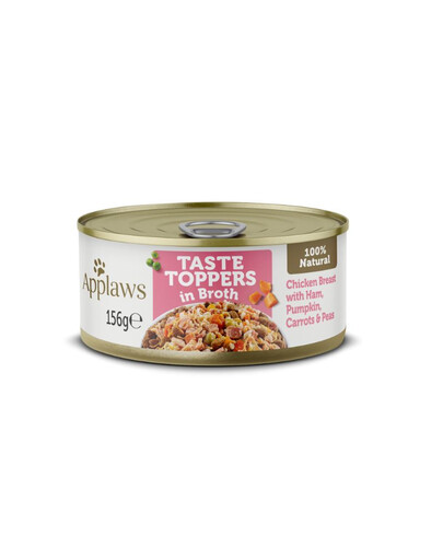 APPLAWS Taste Toppers Konzervy pre psov 72 x 156 g