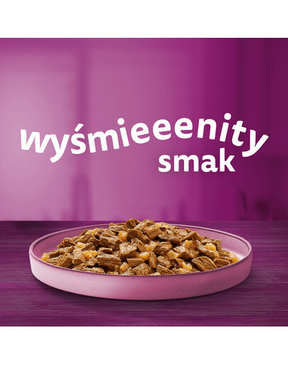 WHISKAS Junior kapsičky pre mačiatka v želé: kuracie, morčacie, hydinové a kačacie mäso 48x85g