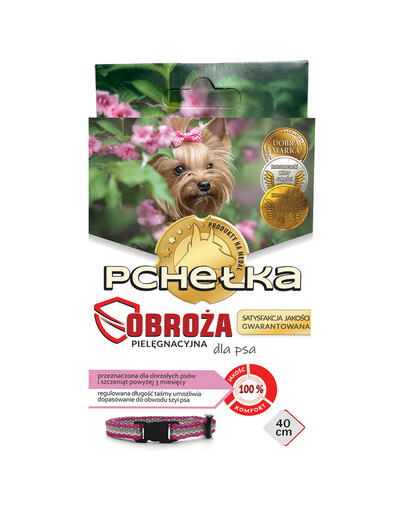 PCHEŁKA Obojok proti blchám a kliešťom pre psy 40cm