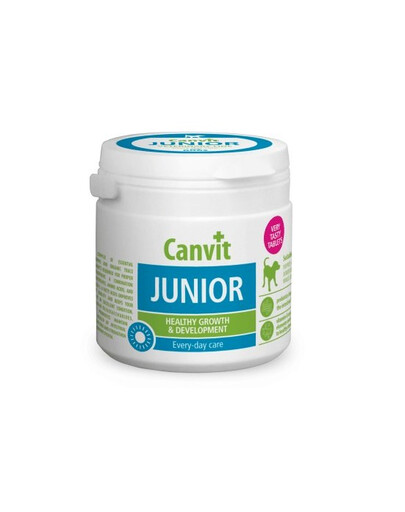 CANVIT Dog Junior 100 g komplexné vitamíny pre šteňatá
