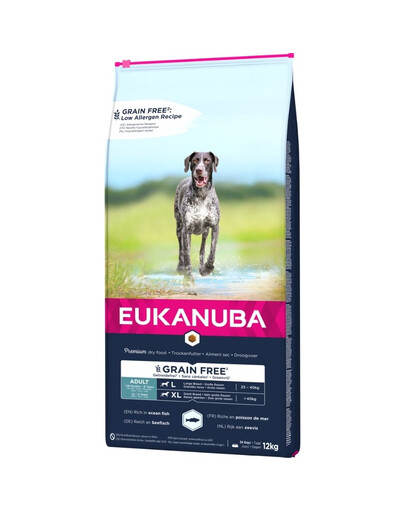 EUKANUBA Grain Free Large Granule pre psov veľkých plemien 12 kg