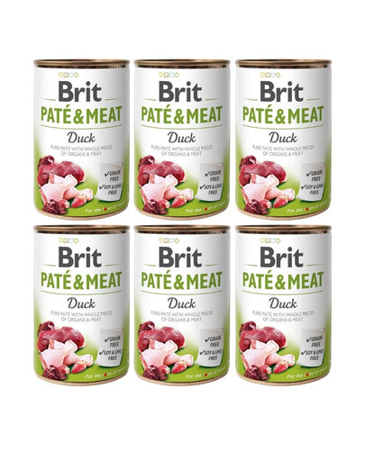BRIT Pate&Meat Duck 6x400 g