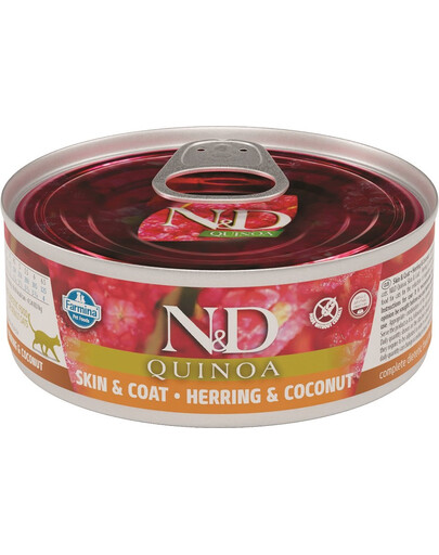 N&D Cat QUINOA Adult Herring & Coconut 80g