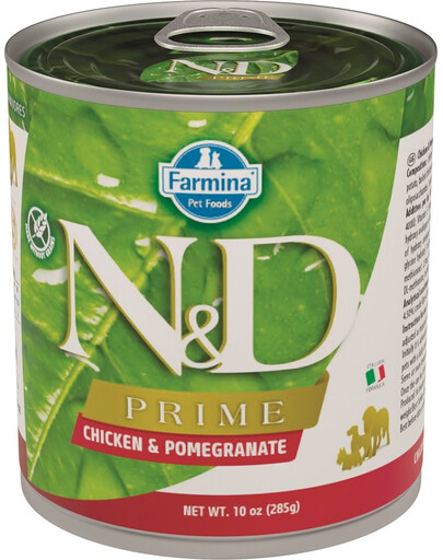 N&D DOG Prime Adult Chicken & Pomegranate 285 g