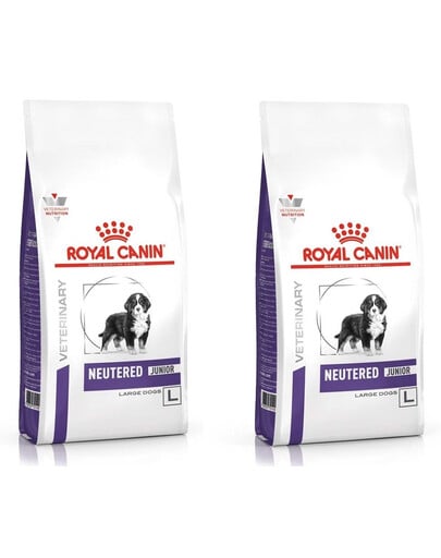 ROYAL CANIN Veterinary Junior Neutered L 2 x 12kg pre šteňatá veľkých plemien