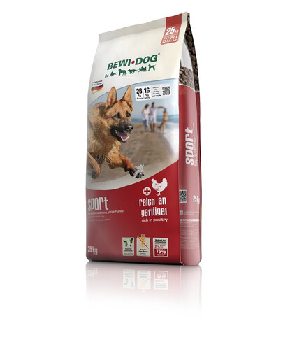 BEWI DOG Sport  Granule pre aktívnych psov 12,5 kg