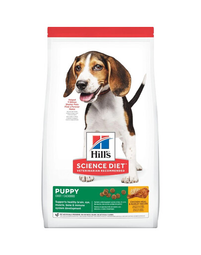 HILL'S Science Plan Puppy <1 Medium breed sucha karma z kurczakiem 14 kg + 3 puszki GRATIS