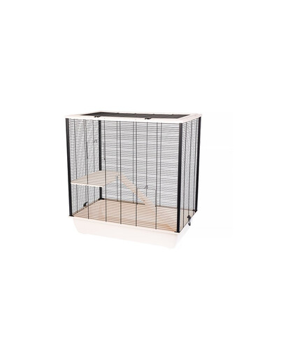 INTERZOO FRODO + WOOD EKO Klietka pre hlodavce 78 cm béžová