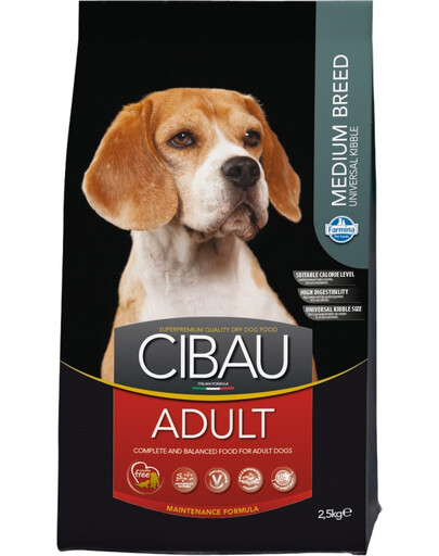 FARMINA Cibau Adult Medium pre dospelé psy stredných plemien 2,5 kg