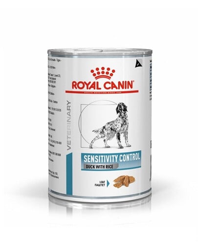 ROYAL CANIN Dog sensitivity control duck vlhké krmivo pre dospelé psy s nežiaducimi reakciami na krmivo 410 g