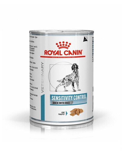 ROYAL CANIN Dog sensitivity control duck 12 x 410 g vlhké krmivo pre dospelých psov s nežiaducimi reakciami na krmivo