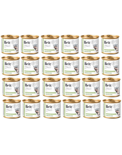 BRIT Veterinary Diet Diabetes Lamb&Pea 24x200 g