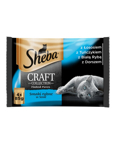 SHEBA Craft Collection zmes rybacích príchutí 13x 4x85 g