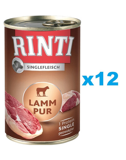 RINTI Singlefleisch Lamb Pure 12x400 g