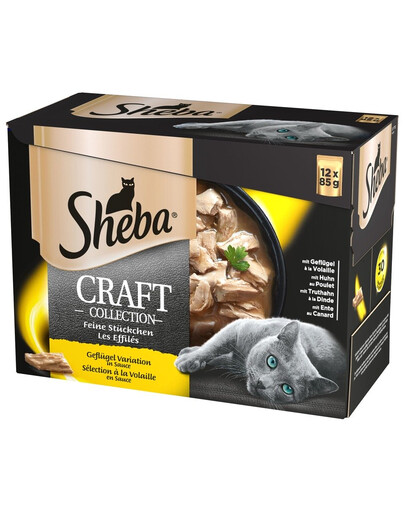 SHEBA Craft Collection Hydinová príchuť 4x12x85g