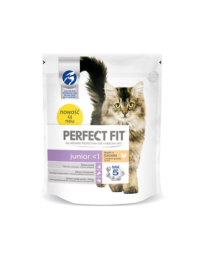Perfect fit granuly Junior s kuracím mäsom 5 x 750 g